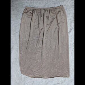 Nude colored Half Slip 28"